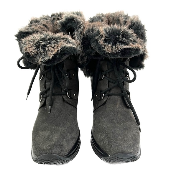 Aquatalia “Brass” Fold Down Wedge Boots - Size 9 - Picture 2 of 13